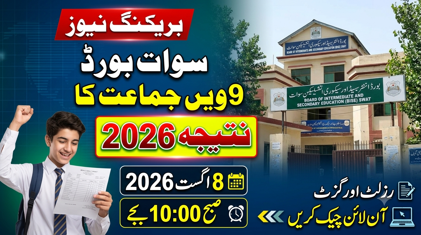 BISE Swar SSC Part 1 Result Gazette 2026